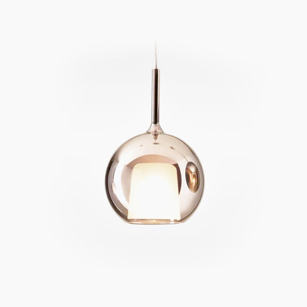 Glo Maxi Pendant Lamp - Rose Gold Glass