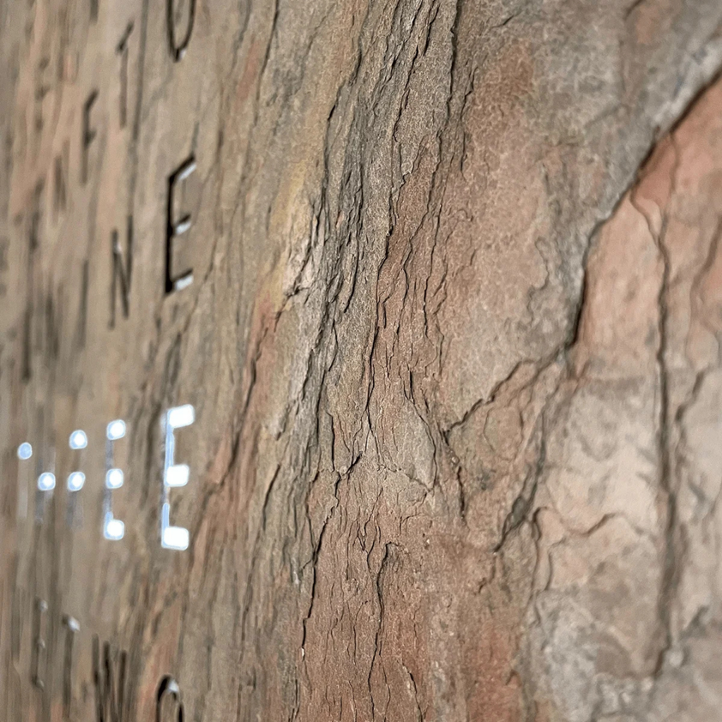 QLOCKTWO luxury word clock in contemporary interior setting, available at Royal Interiors Singapore